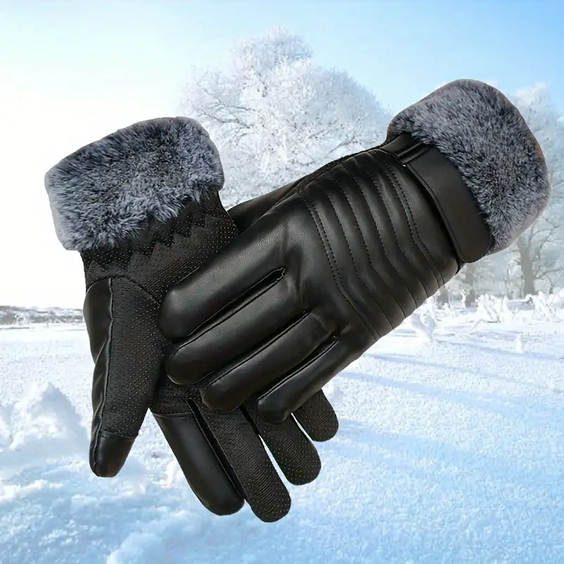 Gants en cuir, gants d'hiver c - Leather Driving Glove avis et prix
