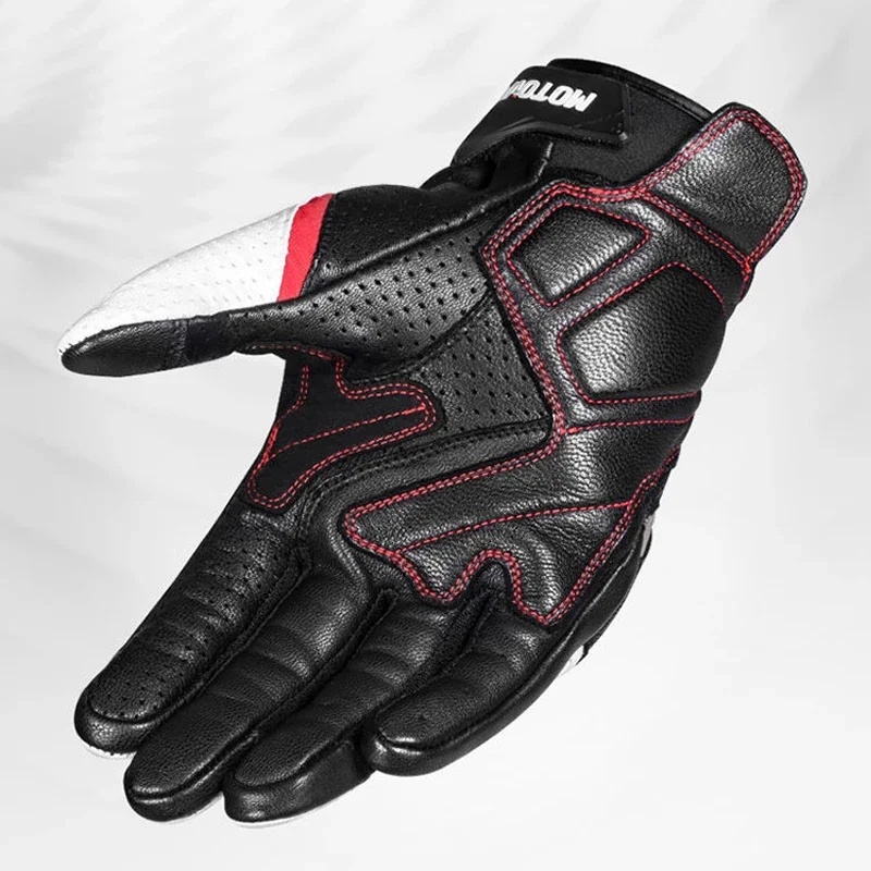 Gants de moto en cuir véritabl - Motorcycle Glove Knuckle avis et prix