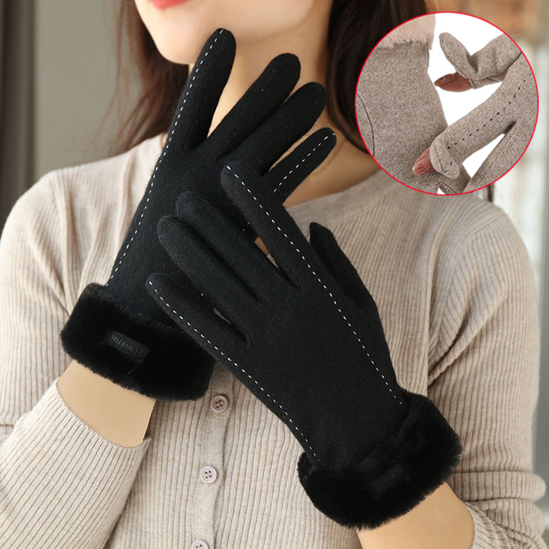 Gants en laine à écran tactile - Wool Glove Lined avis et prix